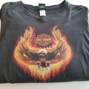 Harley-Davidson Men’s Black Eagle Graphic T-Shirt